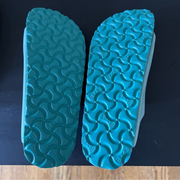 BIRKENSTOCK Birks Sandal Arizona with Soft Bed Beryl Turquoise Nubuck New 37 - Picture 5 of 7